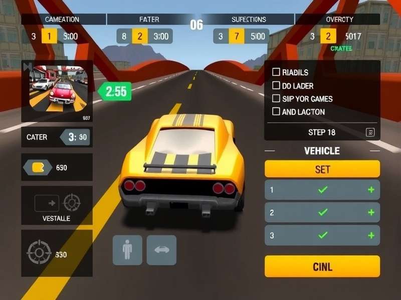 Dynamic Dash Champ vehicle customization screen